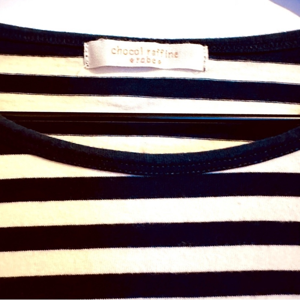 Chocol Raffine Robe | Top | Striped Top - Picture 5 of 8